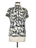 Weekends by Chico's Ivory Short Sleeve Blouse Size Med (1) - photo 1