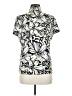 Weekends by Chico's Ivory Short Sleeve Blouse Size Med (1) - photo 2