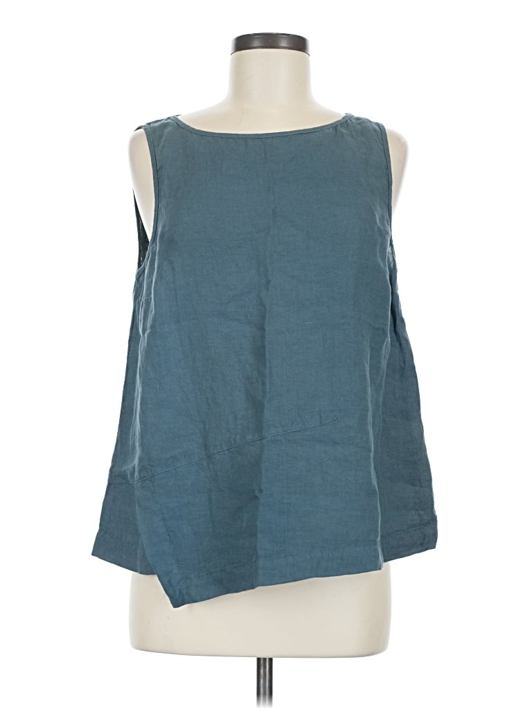 Pre-owned Oska Sleeveless Blouse In Teal