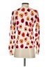 Lord & Taylor Print Orange Pullover Sweater Size S (estimated, petite) - photo 2