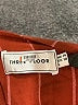 Three Floor 100% Viscose Stripes Burgundy Jumpsuit Size 10 - photo 4