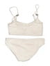MICHAEL Michael Kors Solid Ivory Two Piece Swimsuit Size L - photo 2