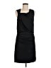 Halston Heritage Solid Black Cocktail Dress Size 6 - photo 1