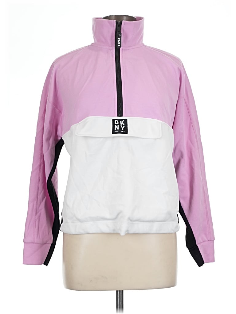 Pre-owned Dkny Sport Sweatshirt In Pink