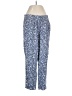 Jessica Simpson 100% Viscose Floral Blue Casual Pants Size S - photo 1