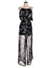 Want and Need Paisley Black Jumpsuit Size L - photo 1