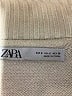 Zara Stripes Ivory Pullover Sweater Size S - photo 7