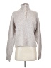 525 America Metallic Silver Turtleneck Sweater Size S - photo 1