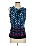 Calvin Klein Blue Sleeveless Blouse Size P (petite) - photo 1