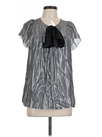 Banana Republic Short Sleeve Silk Top (view 1)