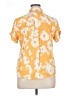 Samsoe Samsoe Floral Yellow Short Sleeve Blouse Size XL - photo 2