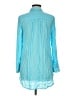 Cato 100% Rayon Teal Long Sleeve Blouse Size M - photo 2