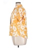 Samsoe Samsoe Floral Yellow Short Sleeve Blouse Size XL - photo 5