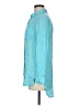 Cato 100% Rayon Teal Long Sleeve Blouse Size M - photo 5