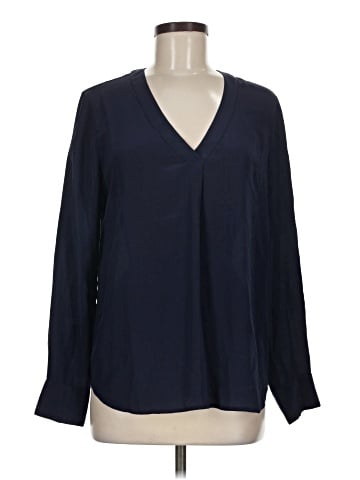 J.Crew Long Sleeve Silk Top (view 1)