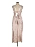 LoveShackFancy 100% Silk Tan Cocktail Dress Size XL - photo 2