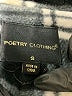 Poetry Clothing 100% Polyester Plaid Ivory Coat Size S - photo 6