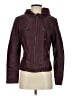 Made By Johnny 100% Polyurethane Burgundy Jacket Size S - photo 1