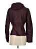 Made By Johnny 100% Polyurethane Burgundy Jacket Size S - photo 2