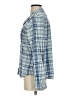 L.L.Bean Plaid Blue Long Sleeve Button-Down Shirt Size S - photo 5