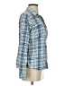 L.L.Bean Plaid Blue Long Sleeve Button-Down Shirt Size S - photo 4