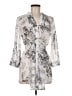 American Rag Cie 100% Polyester Silver Kimono Size M - photo 1