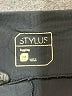 Stylus Solid Black Active Pants Size 1X - photo 4