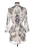 American Rag Cie 100% Polyester Silver Kimono Size M - photo 2