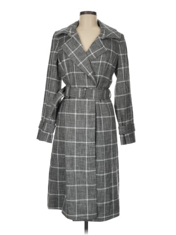 White House Black Market Trenchcoat (view 1)