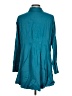 Soft Surroundings 100% Modal Teal 3/4 Sleeve Button-Down Shirt Size L - photo 2