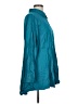 Soft Surroundings 100% Modal Teal 3/4 Sleeve Button-Down Shirt Size L - photo 4