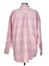 Levi's 100% Cotton Checkered-gingham Pink Long Sleeve Button-Down Shirt Size L - photo 2