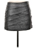 Express Metallic Silver Faux Leather Skirt Size 0 - photo 1
