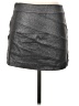 Express Metallic Silver Faux Leather Skirt Size 0 - photo 2