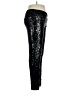 Gold Hawk 100% Viscose Rayon Metallic Black Active Pants Size S - photo 4