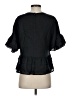 LUCCA Black Short Sleeve Blouse Size S (estimated) - photo 2