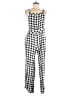 Torrid 100% Rayon Checkered-gingham White Black Overalls Size Lg Plus (0) - photo 1