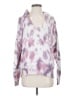 Splendid 100% Cotton Tie-dye Purple Pullover Sweater Size S - photo 1