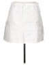 Just Black White Denim Skirt Size L - photo 1