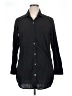 Tommy Bahama Black 3/4 Sleeve Button-Down Shirt Size XL - photo 1
