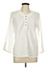 Woolrich 100% Cotton Ivory 3/4 Sleeve Blouse Size L - photo 1
