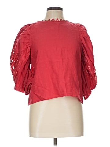 Olivaceous 3/4 Sleeve Blouse (view 1)