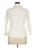 Jillian Jones Ivory 3/4 Sleeve Button-Down Shirt Size XL - photo 2