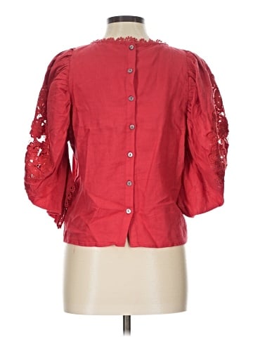 Olivaceous 3/4 Sleeve Blouse (view 2)