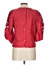 Olivaceous Red 3/4 Sleeve Blouse Size L - photo 2
