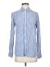 Everlane Stripes Blue Long Sleeve Button-Down Shirt Size 2 - photo 1
