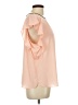Elle Pink Short Sleeve Blouse Size L - photo 4