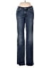 7 For All Mankind Hearts Blue Jeans Size 29 waist - photo 1
