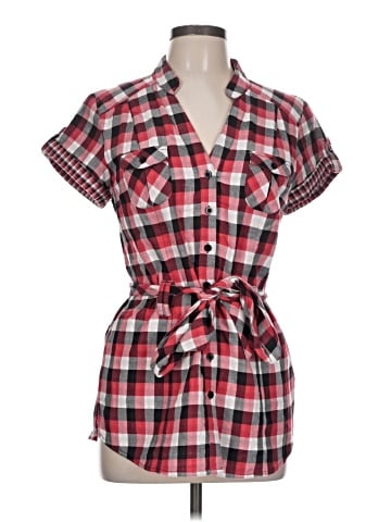 Guess Short Sleeve Button-Down Shirt (view 1)