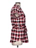 Guess 100% Cotton Red Short Sleeve Button-Down Shirt Size L - photo 4